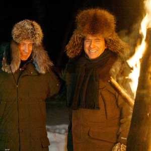 برلسكوني في ضيافة بوتين (أرشيفية)