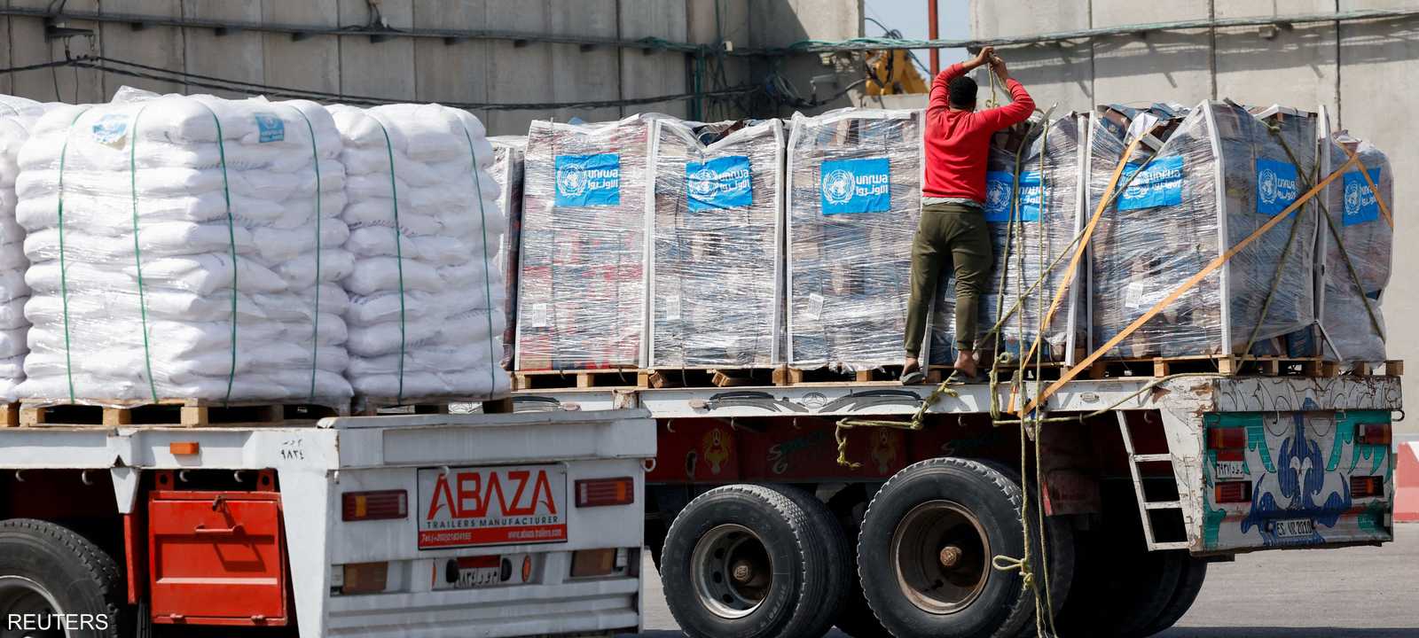 المعبر نقطة عبور رئيسية للمساعدات المقدمة إلى غزة