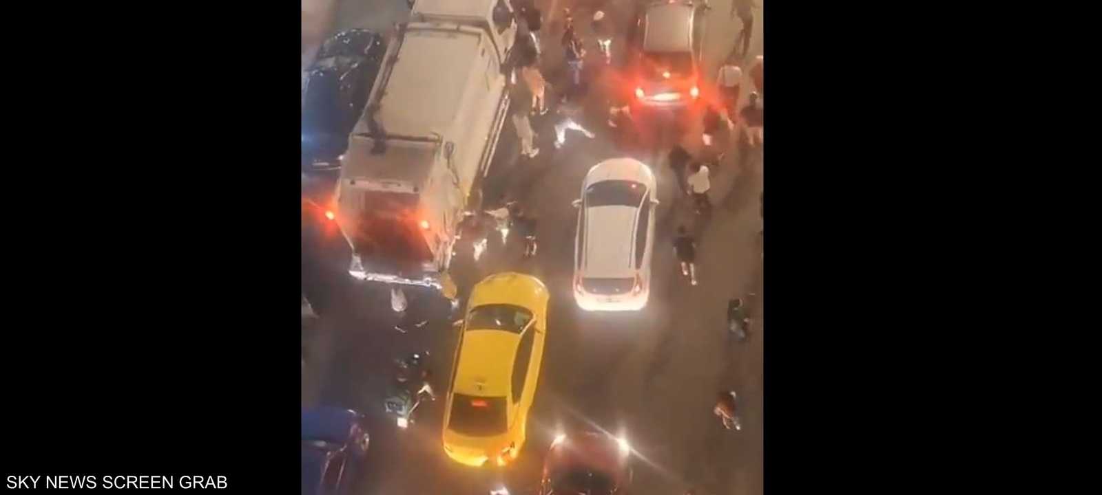 الفيديو الذي نشر على منصات التواصل للمحتجين