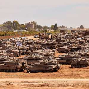 قوات إسرائيلية قرب غزة