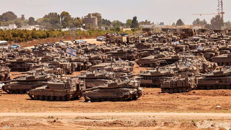 قوات إسرائيلية قرب غزة