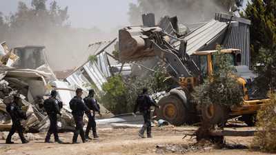 إسرائيل تهدم عشرات المنازل في النقب.. وبن غفير يتوعد بالمزيد