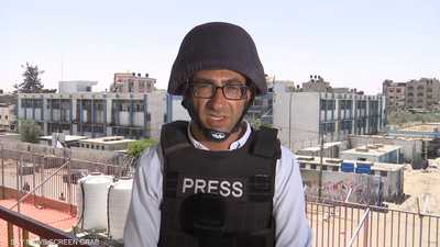 نجاة مراسل "سكاي نيوز عربية" بعد إصابته في رفح