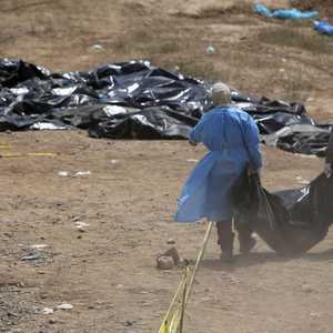 جثث تم انتشالها من معسكر سبايكر في 2015