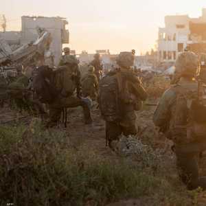 جنود إسرائيليون في حي الزيتون بقطاع غزة (10 مايو 2024)