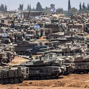 قطعات عسكرية إسرائيلية على حدود رفح (9 مايو 2024)