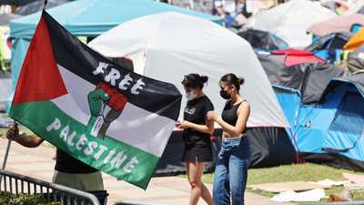 اعتقال العشرات مع فض احتجاجات داعمة لغزة بالجامعات الأميركية