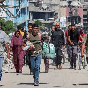 نازحون فلسطينيون في غزة