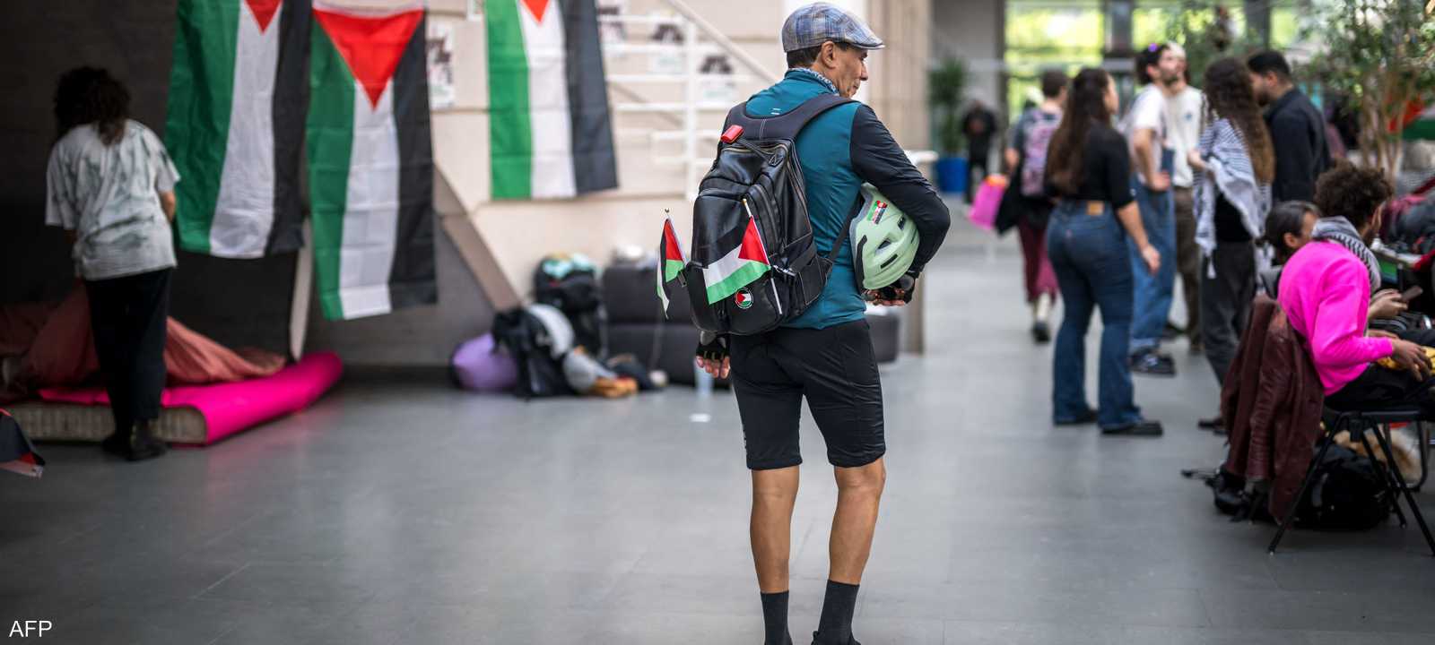 جانب من اعتصام جامعة جنيف