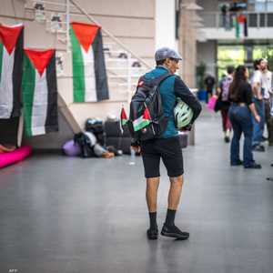 جانب من اعتصام جامعة جنيف