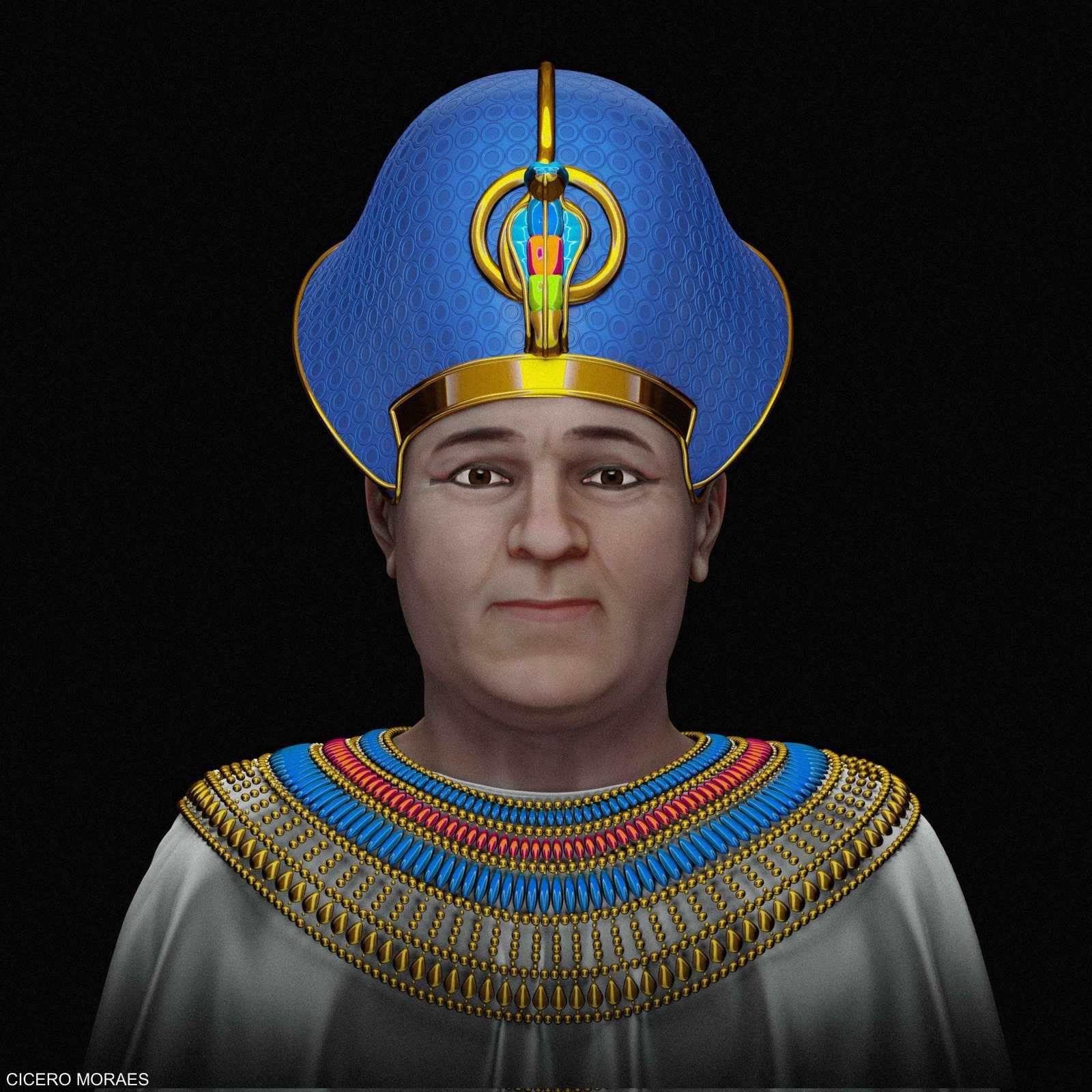 أمنحتب بريشكة الرسام البرازيلي سيسرو مورايس