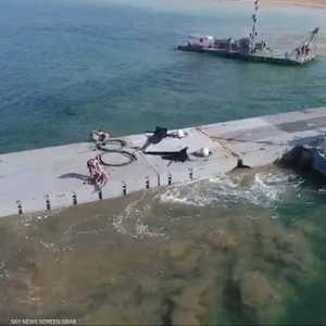 الجيش الأميركي: استكمال بناء رصيف بحري بساحل قطاع غزة