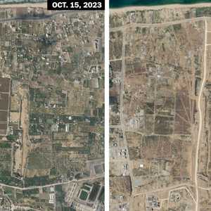 إسرائيل هدمت مئات المنازل على جانبي الممر