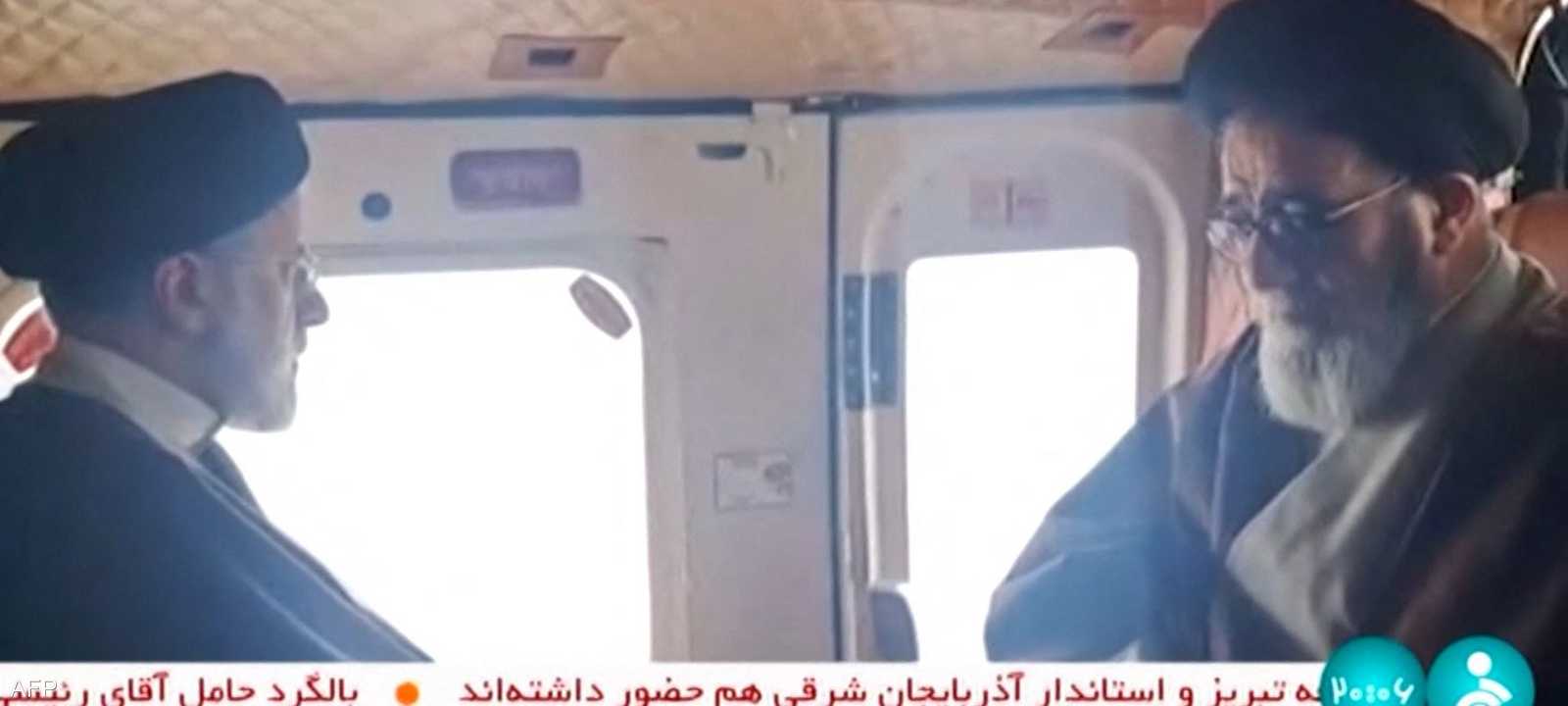 صورة من مقطع فيديو لرئيسي قبل الحادثة بساعة