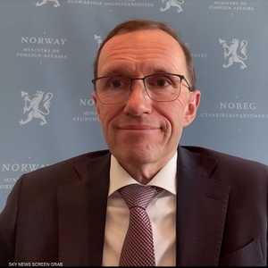 وزير خارجية النرويج: مسرورون بردود الفعل ونحترم موقف إسرائيل