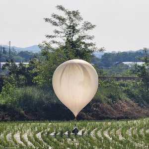 أرشيفية لبالونات من كوريا الشمالية