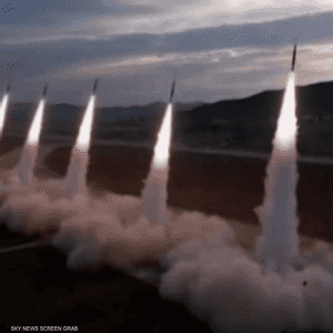 جانب من تدريبات كوريا الشمالية