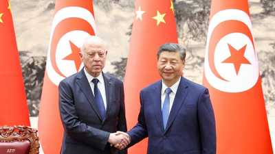الرئيس الصيني يستقبل رئيس تونس في بكين