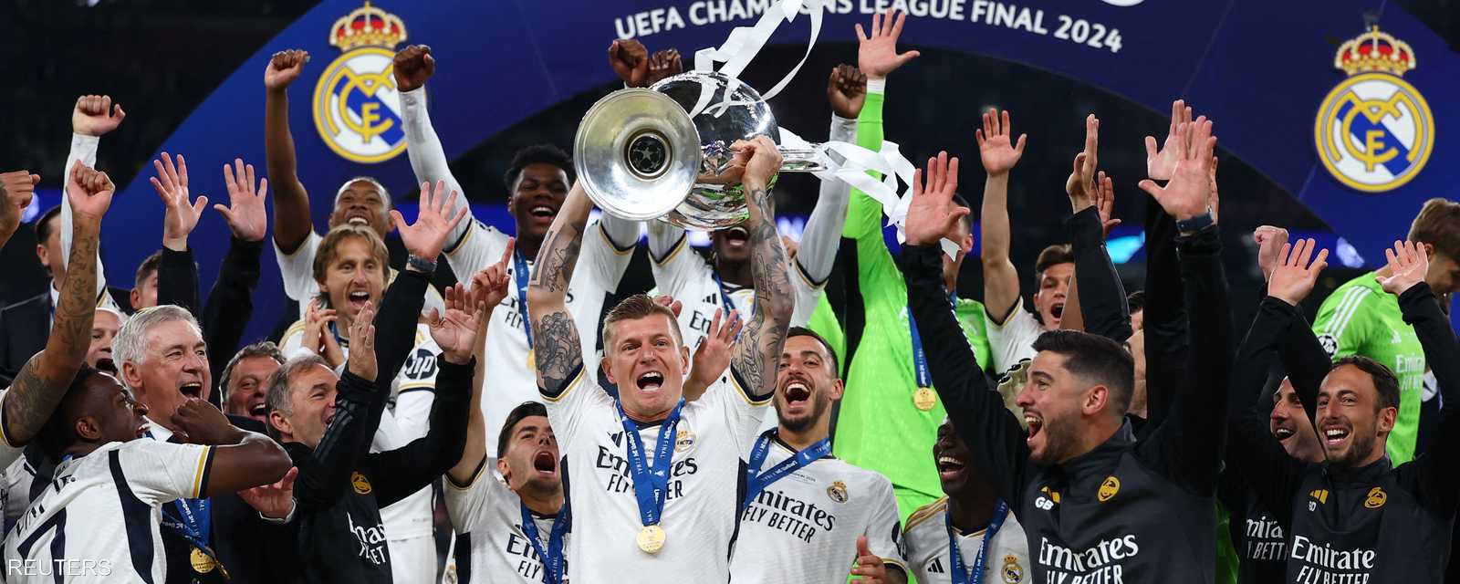 فرحة ريال مدريد بالفوز بدوري أبطال أوروبا