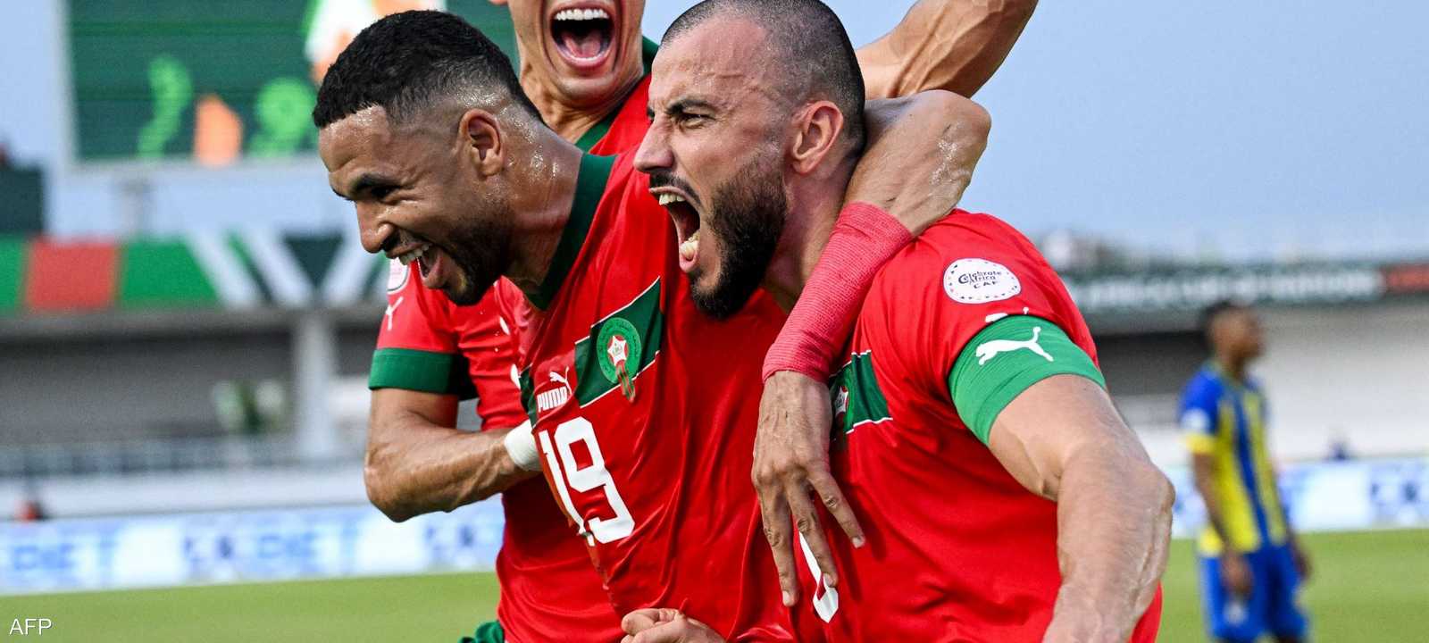 أرشيفية للاعبين من المنتخب المغربي