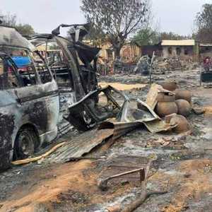 من آثار المعارك في الفاشر.. أرشيفية