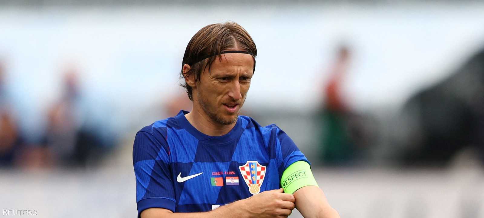 لاعب الوسط الكرواتي لوكا مودريتش
