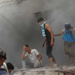 غارات عنيفة على مناطق متفرقة في غزة