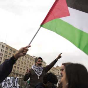 الجالية الفلسطينية في تشيلي تحتج باستمرار ضد إسرائيل