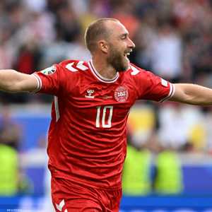 إريكسن سجل هدف الدنمارك الوحيد