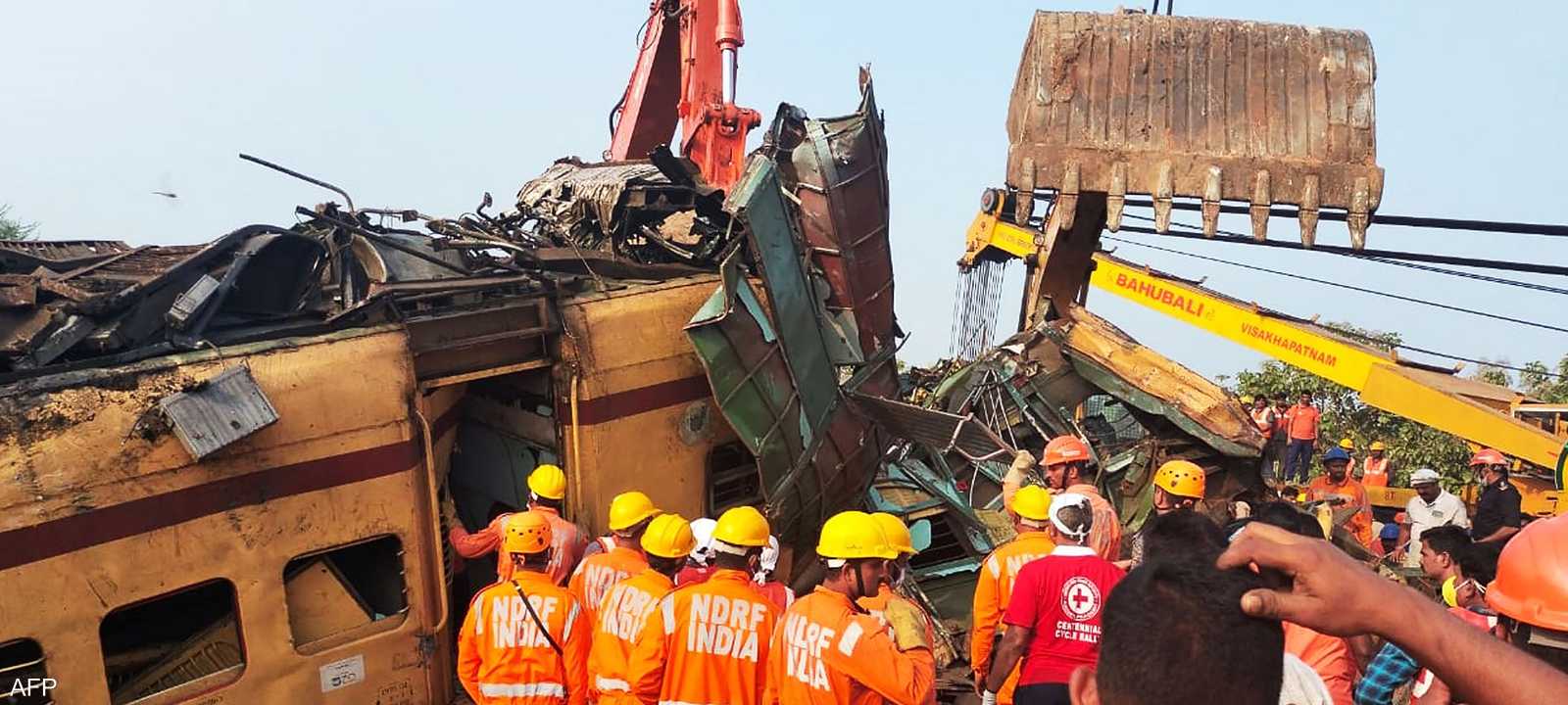 أرشيفية لحادث قطار في الهند