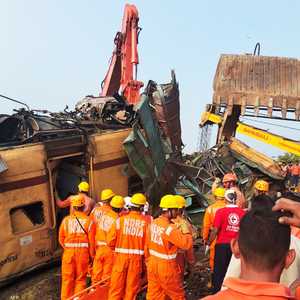 أرشيفية لحادث قطار في الهند