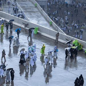 وصلت درجات الحرارة في المشاعر المقدسة إلى 49 درجة