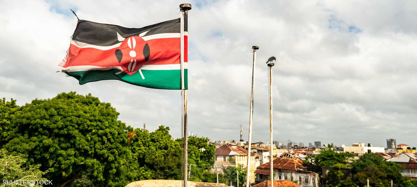 علم كينيا العلم الكيني