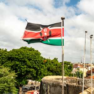 علم كينيا العلم الكيني