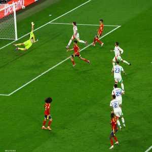 من المباراة بين الفريقين