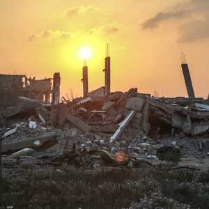 من الدمار الناجم عن القصف الإسرائيلي في خان يونس