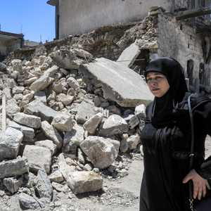 من آثار القصف الإسرائيلي على بلدة يارون بجنوب لبنان