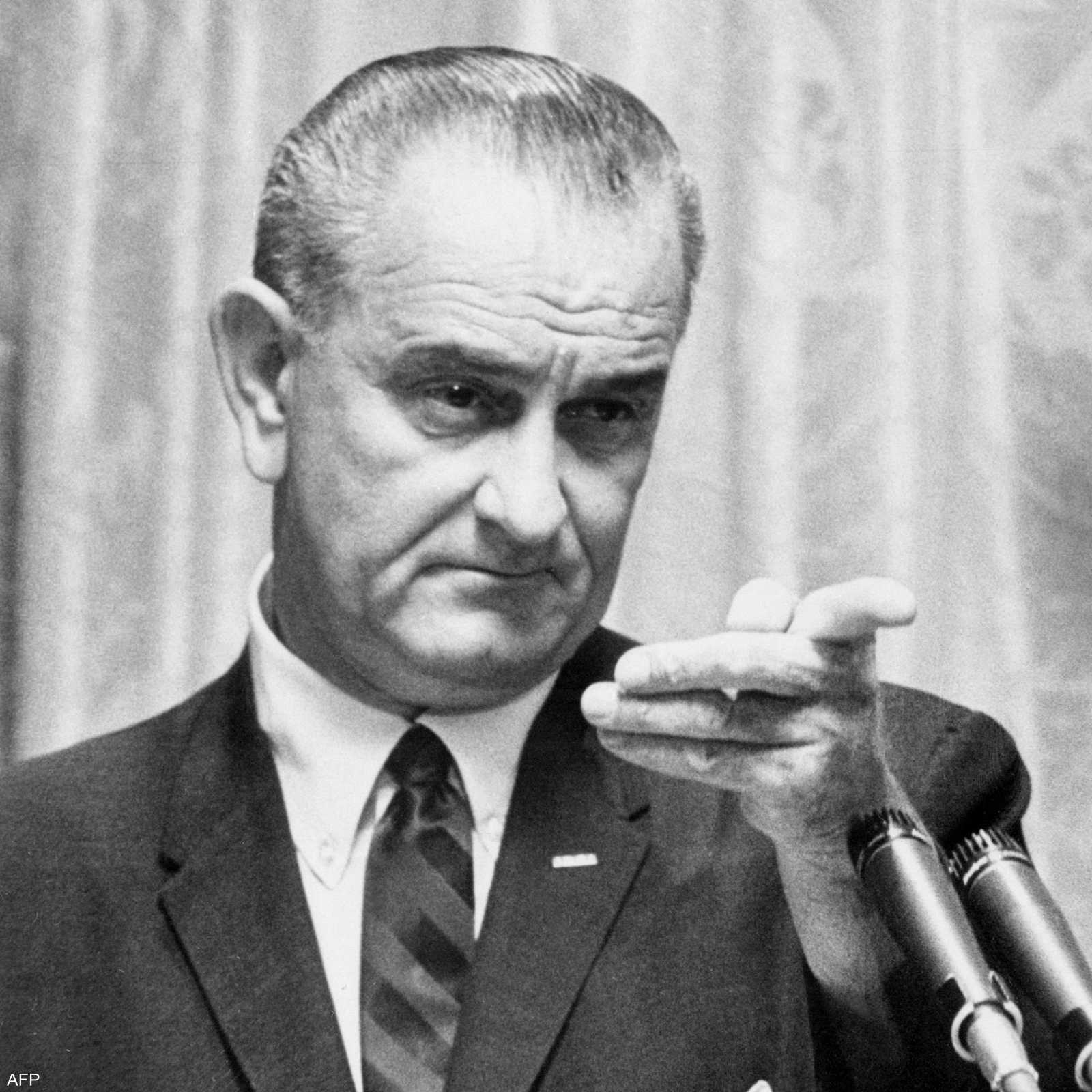 ليندون جونسون آخر من فعلها ولم يدخل السباق الرئاسي