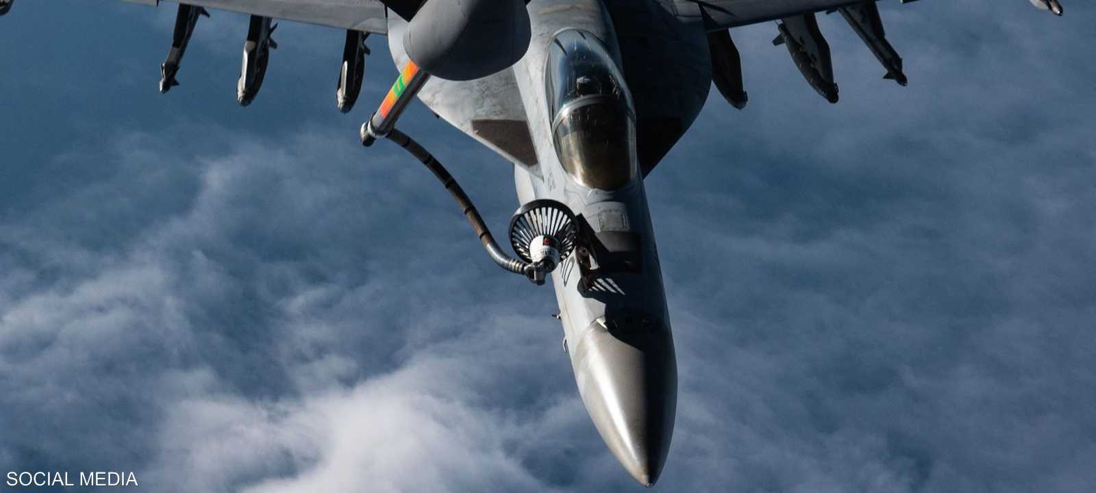 طائرة للجيش الأميركي فوق منطقة مسؤولية القيادة المركزية