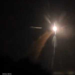 صورة متداولة لعملية الاستهداف لهدف في حيفا