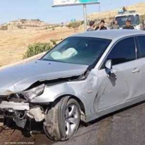 صورة متداولة للسيارة عقب الحادث