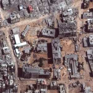 مناطق كبيرة من غزة سويت بالأرض