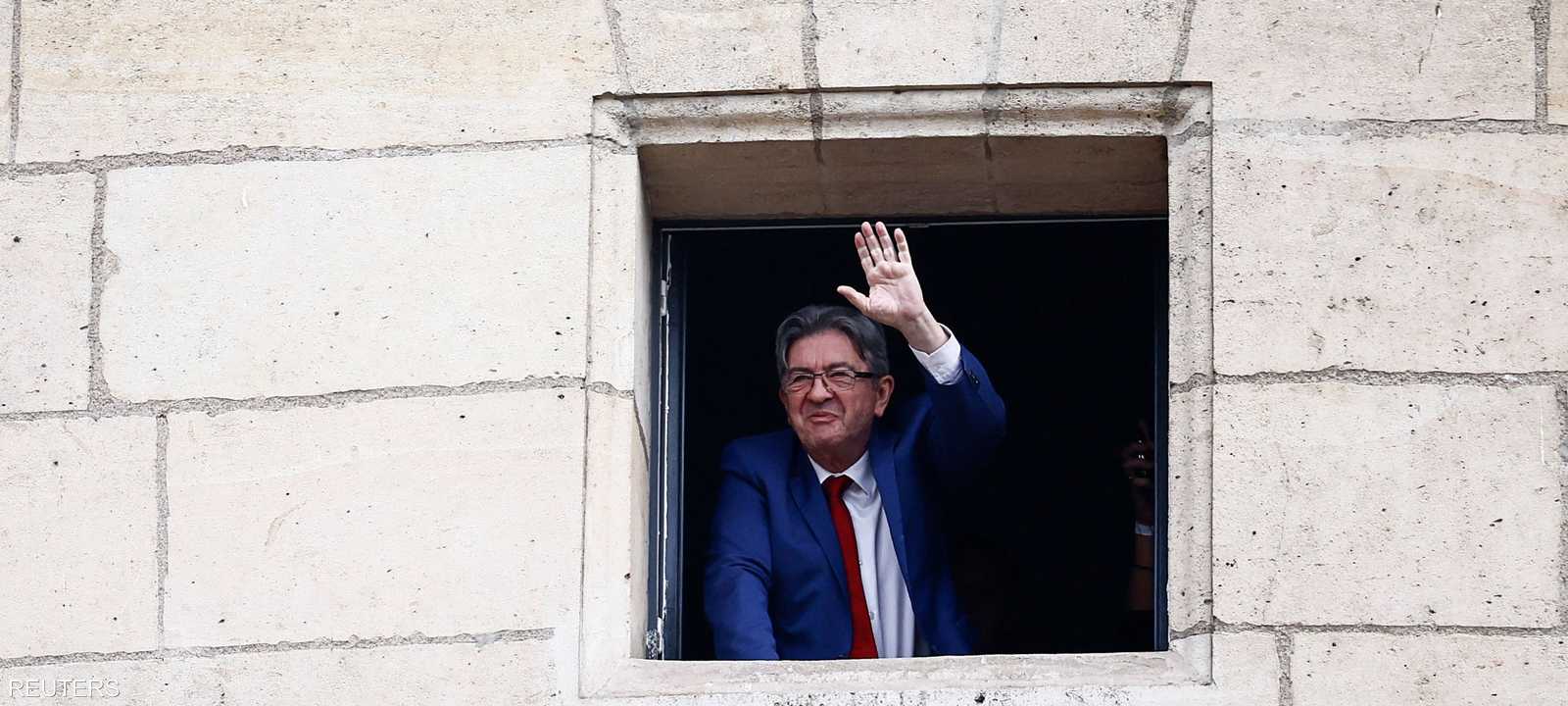 زعيم ائتلاف اليسار الفرنسي جان لوك ميلونشون