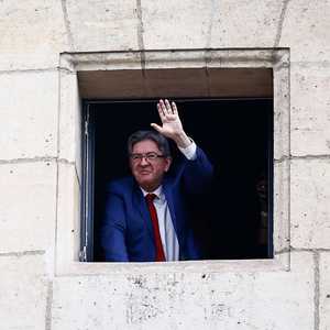 زعيم ائتلاف اليسار الفرنسي جان لوك ميلونشون