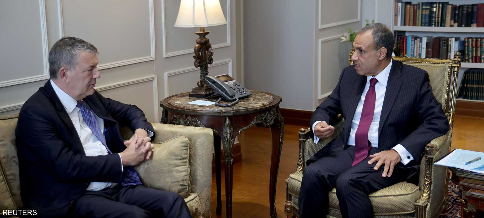 وزير الخارجية المصري ومفوض وكالة الأونروا