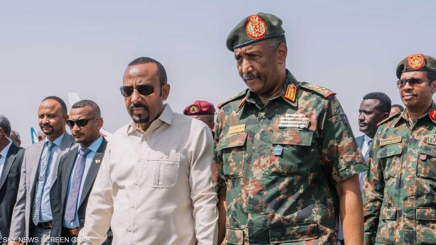 آبي أحمد والبرهان