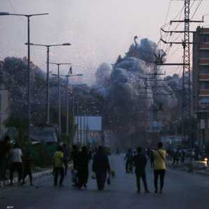 أرشيفة لضربة جوية إسرائيلية في غزة