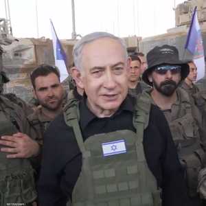 نتنياهو مع القوات الإسرائيلية في رفح