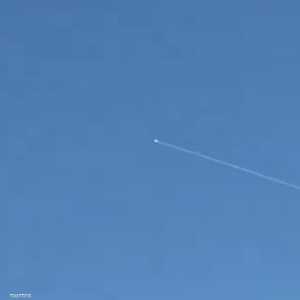 إسرائيل اعترضت الصاروخ بواسطة منظومة السهم الصاروخية