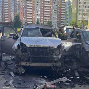 السيارة بعد الانفجار